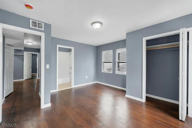 wooden floor in an empty room
