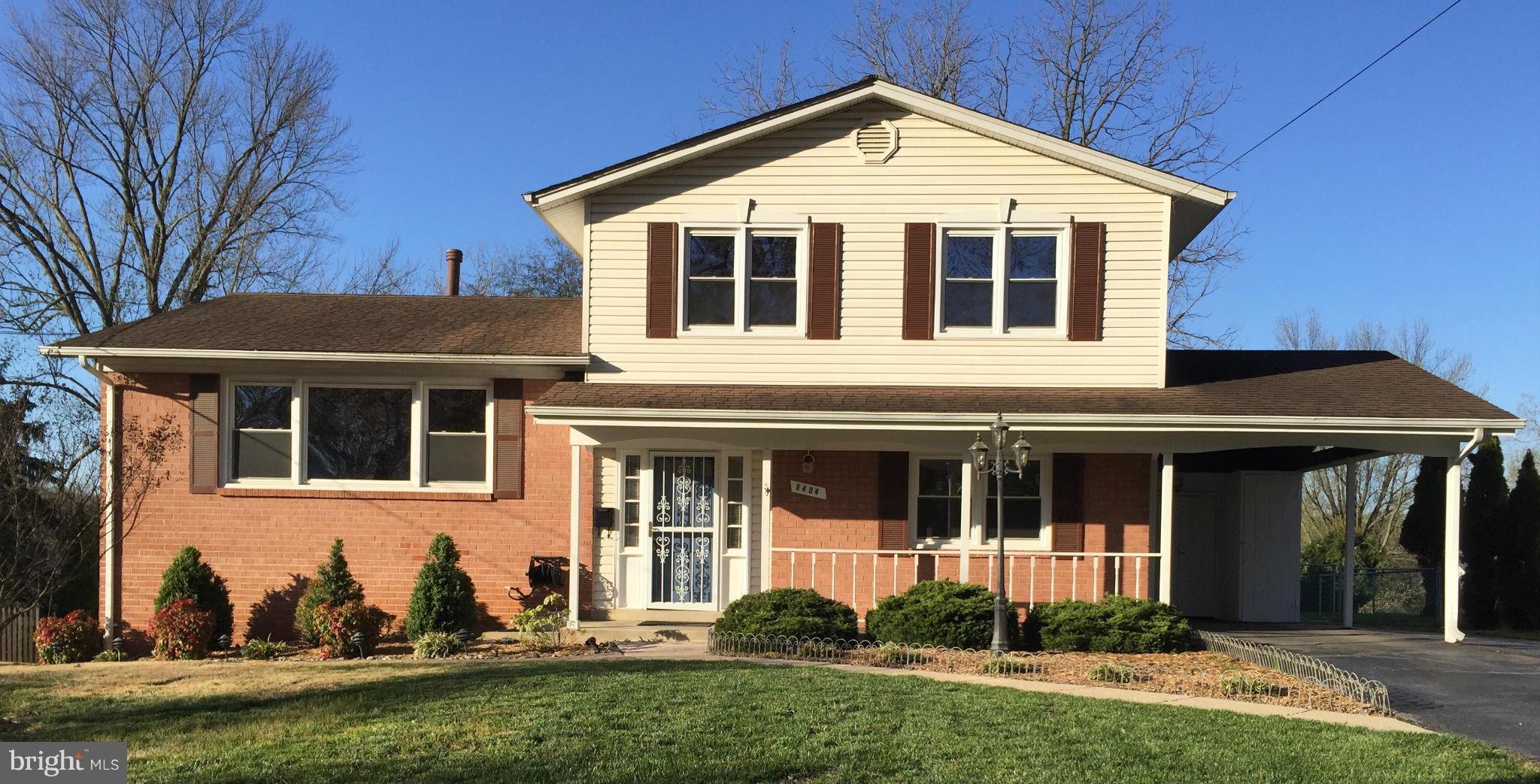 5404 Manorfield Road Rockville, MD 20853 - Photo 1 of 30 Well Maintained Dalewood Split Level w/Carport