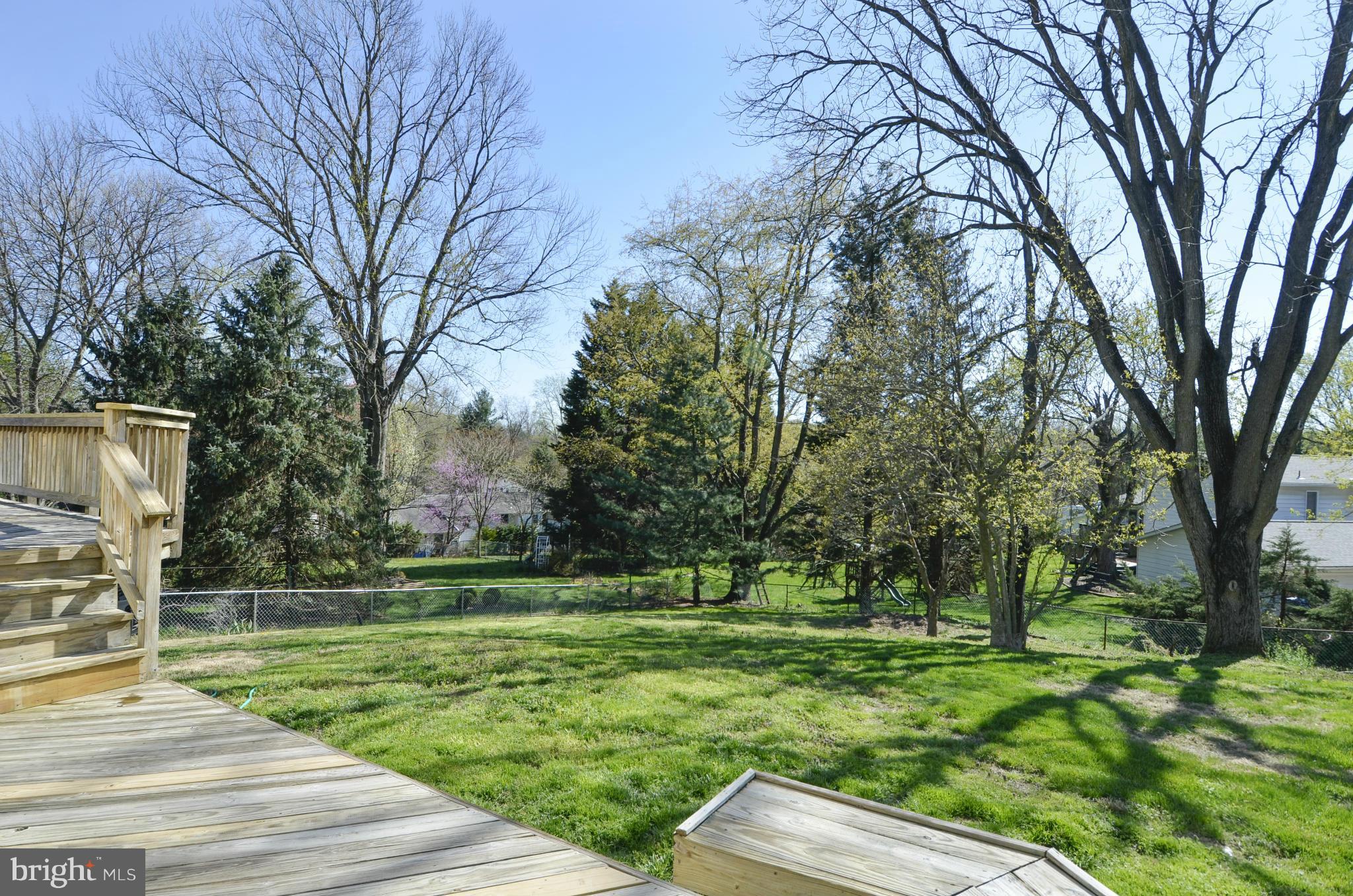 5404 Manorfield Road Rockville, MD 20853 - Photo 29 of 30 Rear Yard view from lower Deck