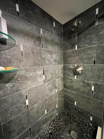 a bathroom with a sink