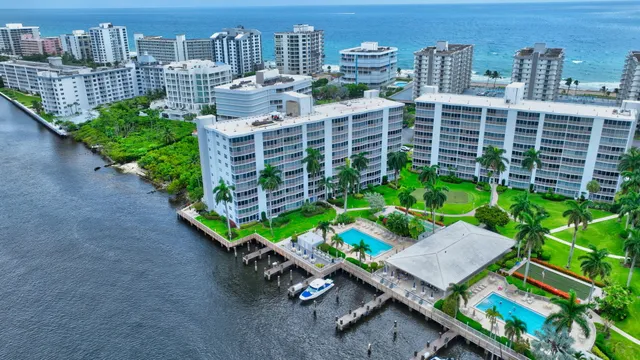 an outdoor space with lots of furniture