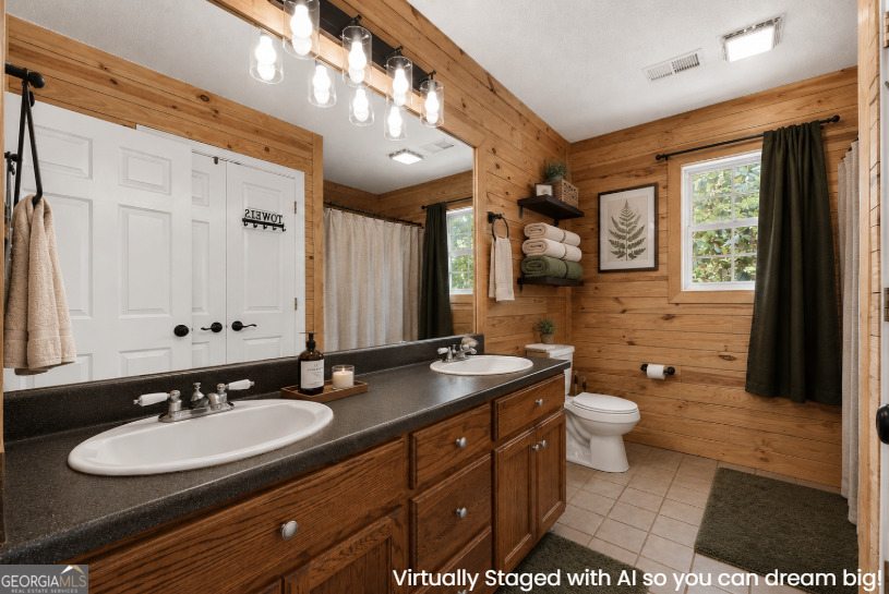 1825 Harden Road Zebulon, GA 30295 - Photo 20 of 32 a bathroom with a sink and a mirror