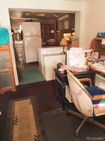 a aerial view of a house