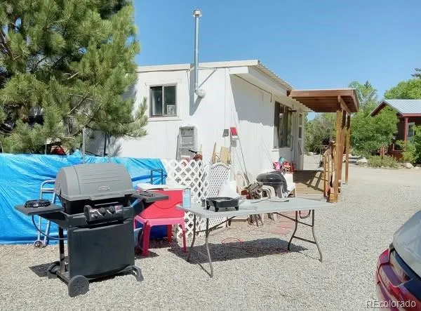 a outdoor space with furniture