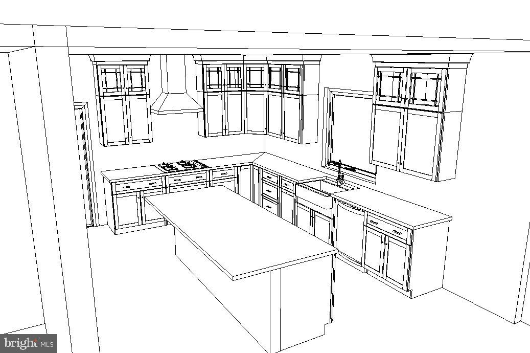 212 Main Street Newtown Square, PA 19073 - Photo 4 of 8 Kitchen Rendering