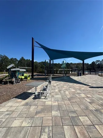 a view of outdoor space with seating