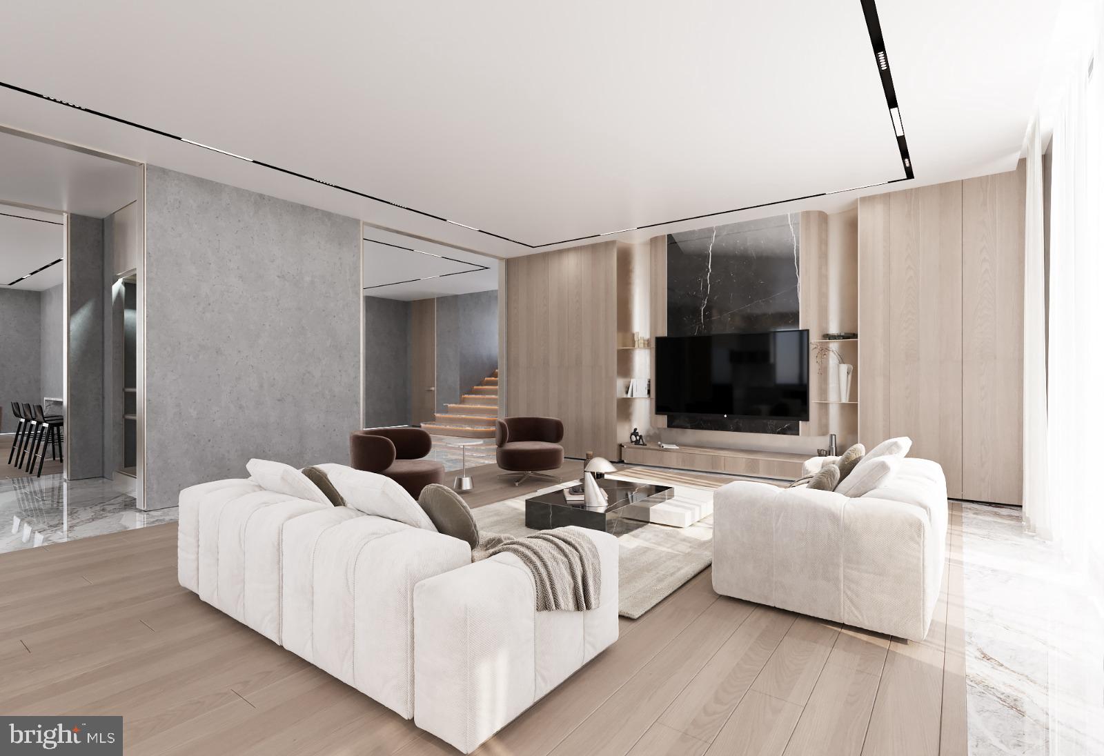 8342 Odricks Lane McLean, VA 22102 - Photo 11 of 51 Gas fireplace and gorgeous tile wall accents