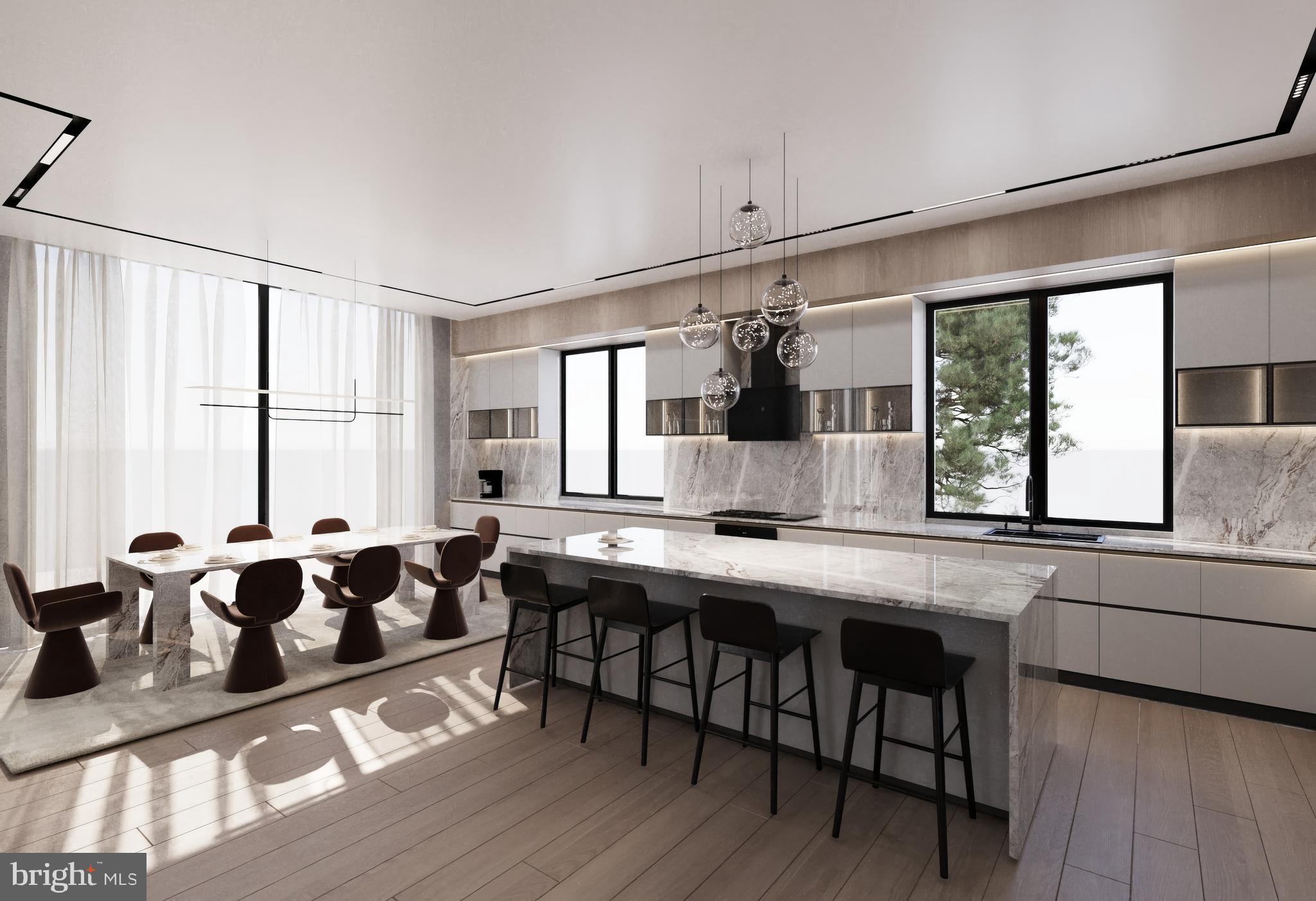 8342 Odricks Lane McLean, VA 22102 - Photo 13 of 51 Porcelain waterfall island from Porcelanosa Grp