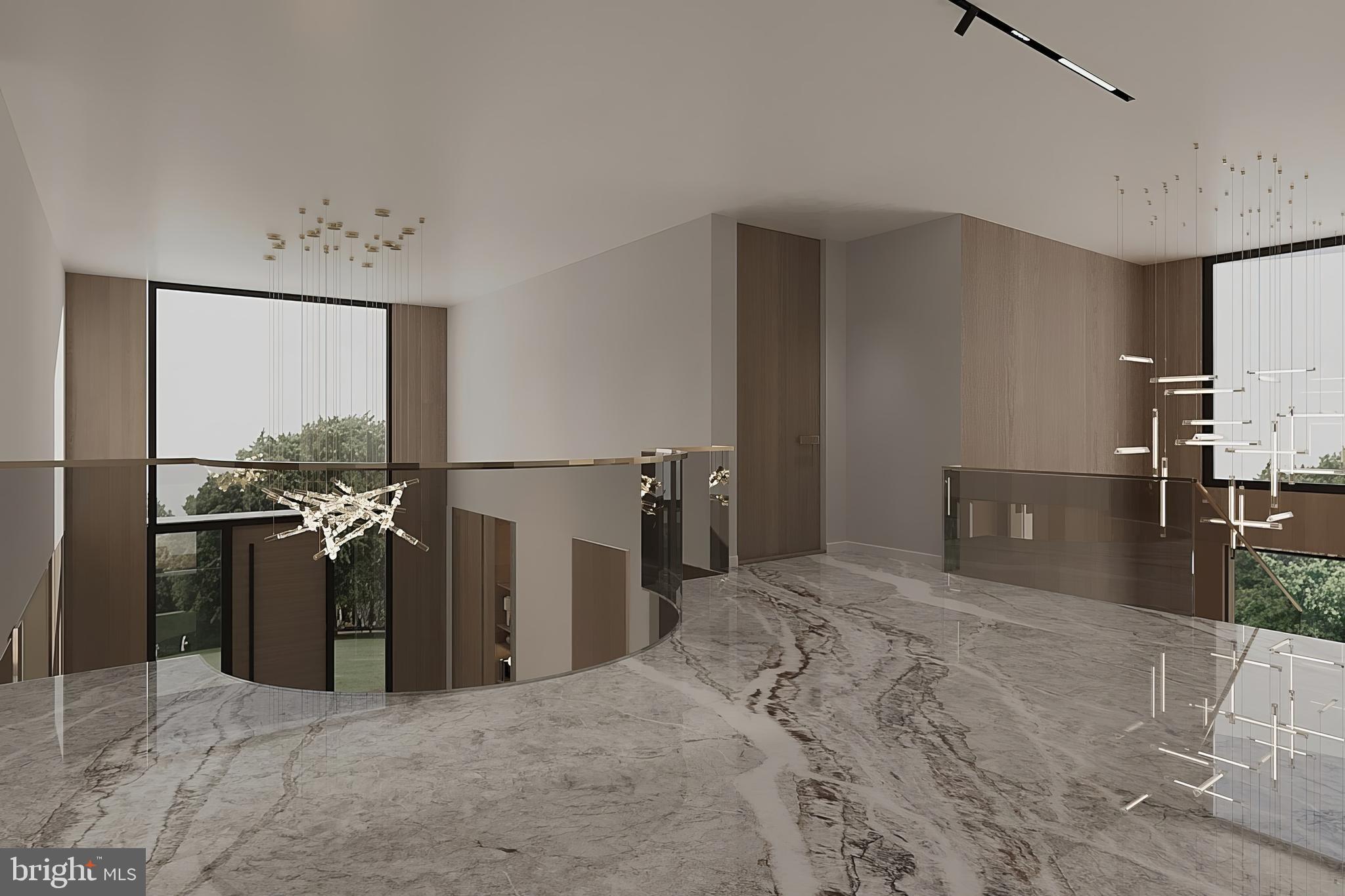 8342 Odricks Lane McLean, VA 22102 - Photo 21 of 51 Upper Hall. Elevator. 5" White Oak select Hardwood