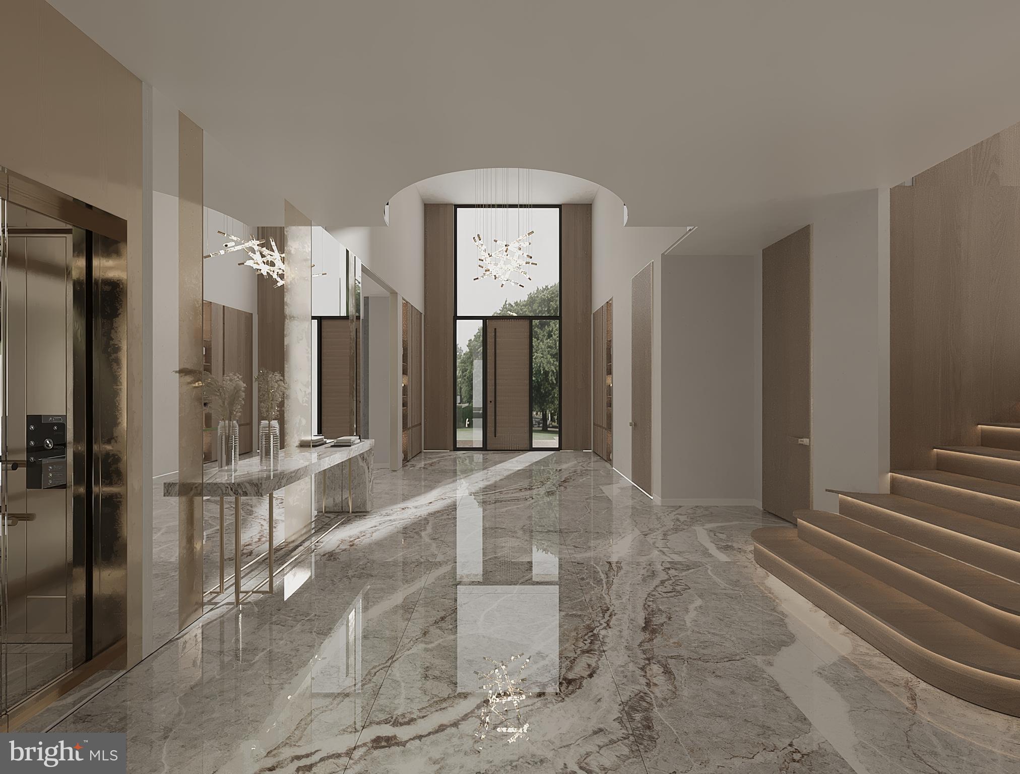 8342 Odricks Lane McLean, VA 22102 - Photo 6 of 51 Stunning foyer with porcelain tile flooring