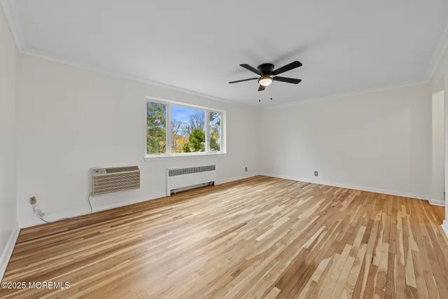 wooden floor in a room