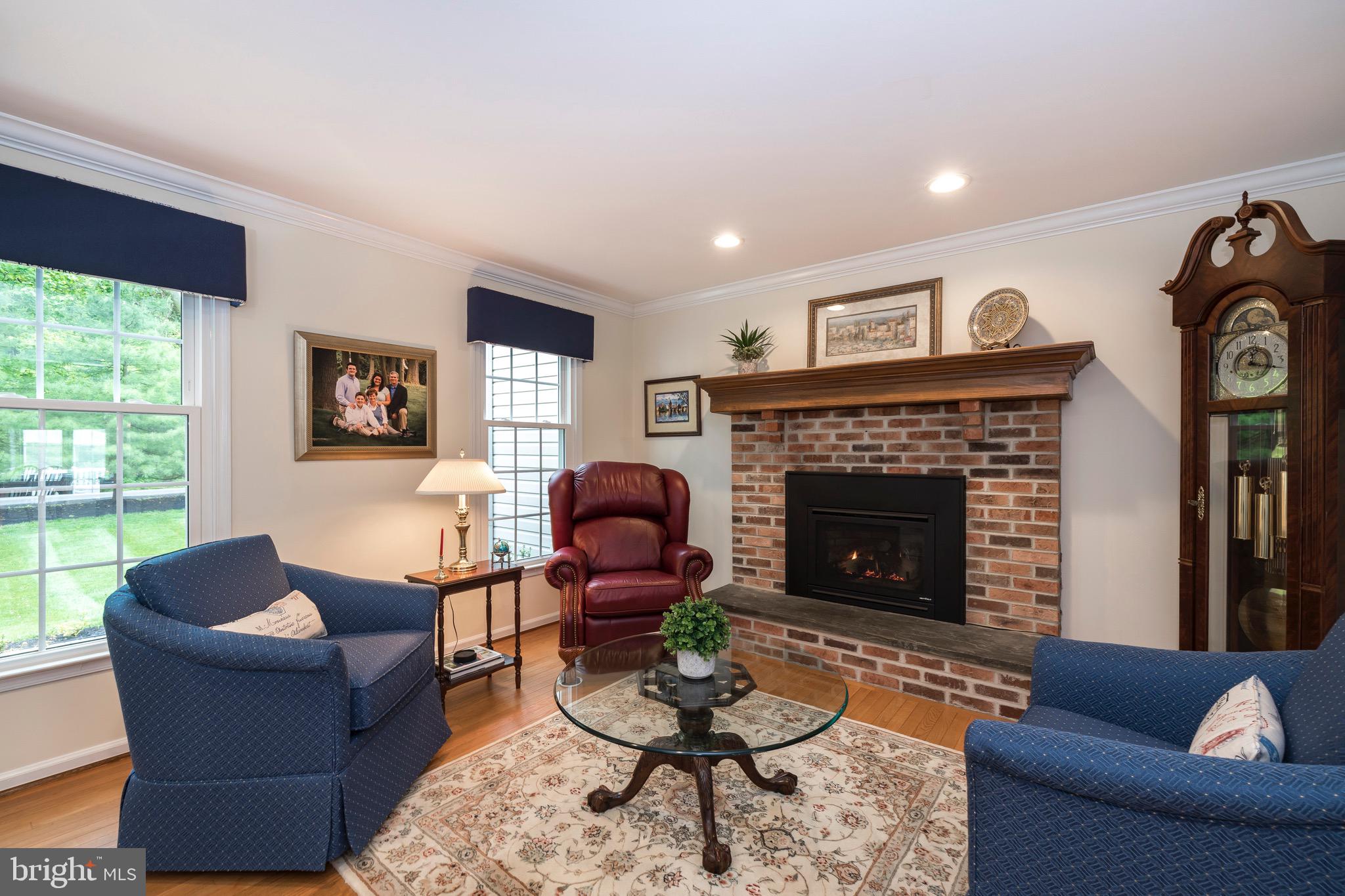 40 Ravine Road Malvern, PA 19355 - Photo 18 of 64 Study with Gas Brick Fireplace