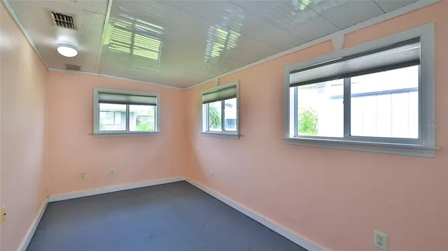 a view of porch with seating space