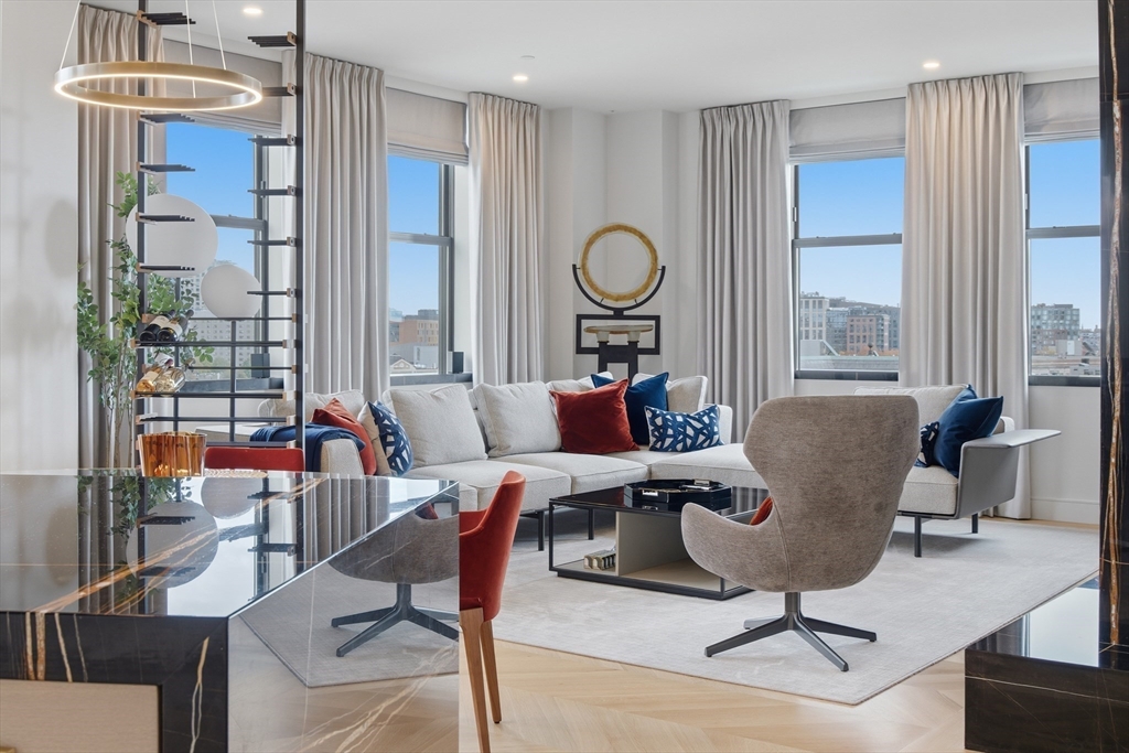 285 Columbus Avenue, Unit PH 805 Boston, MA 02116 - Photo 2 of 42 a living room with furniture