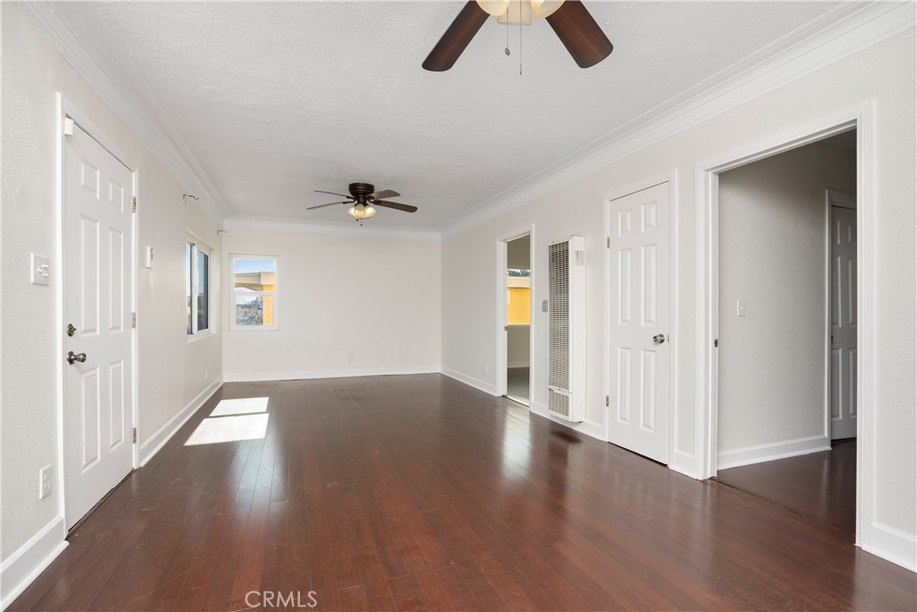 3261 Eagle Street Los Angeles, CA 90063 - Photo 21 of 40 wooden floor in an empty room with a window