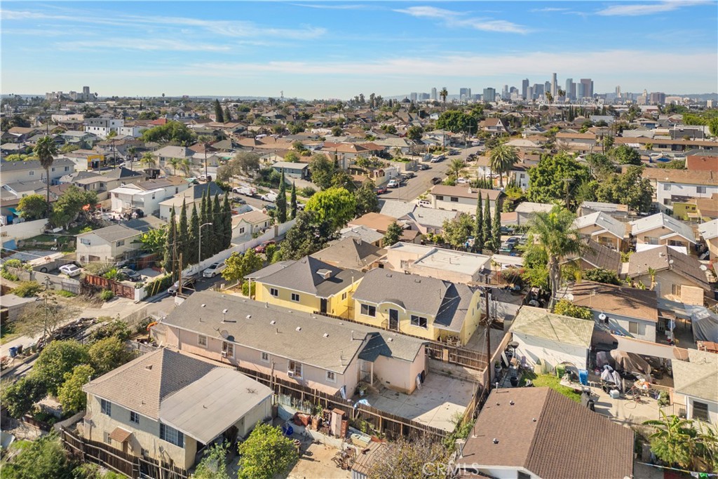 3261 Eagle Street Los Angeles, CA 90063 - Photo 34 of 40 an aerial view of a city with lots of residential buildings