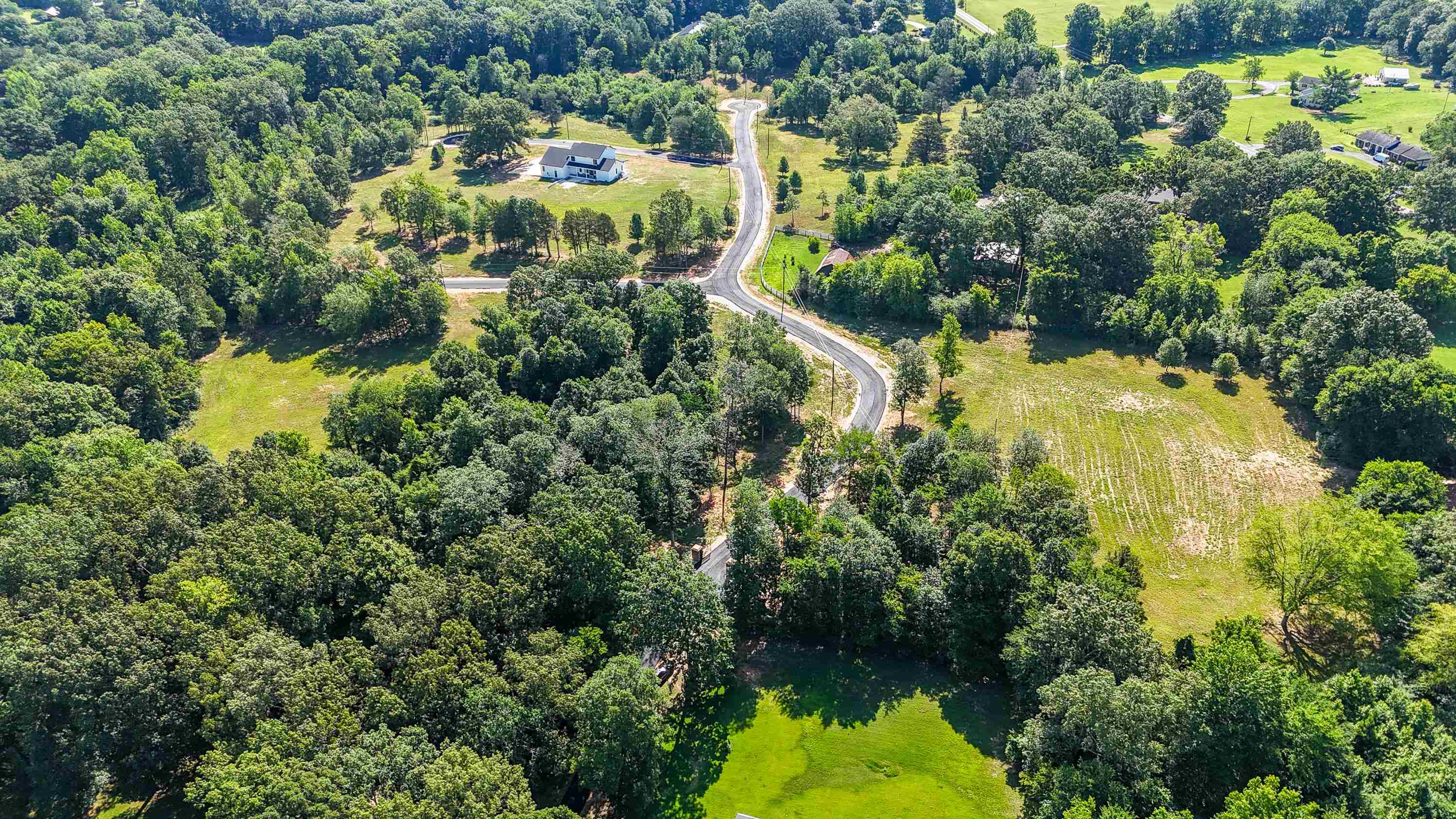 0 Grove Lane Savannah, TN 38372 - Photo 35 of 37 an aerial view of residential houses with yard and swimming pool
