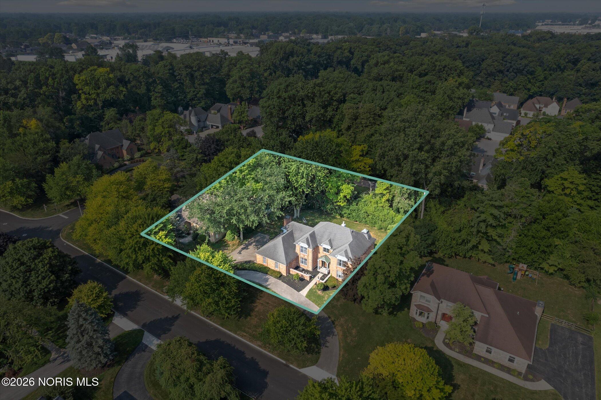 2949 Secretariat Road Toledo, OH 43615 - Photo 10 of 11 Aerial w/ Lot