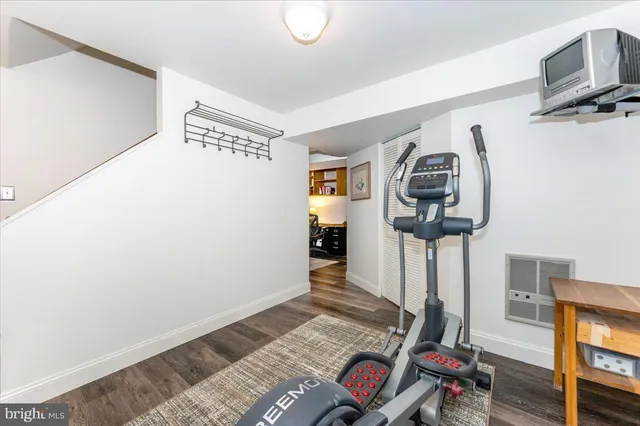 a view of a chairs and table in the patio