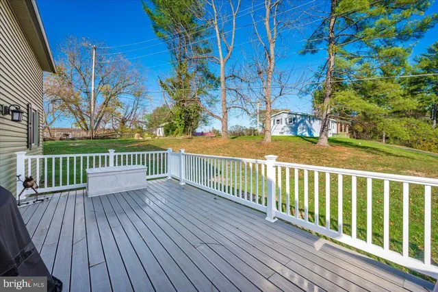 a view of a couches in backyard of house