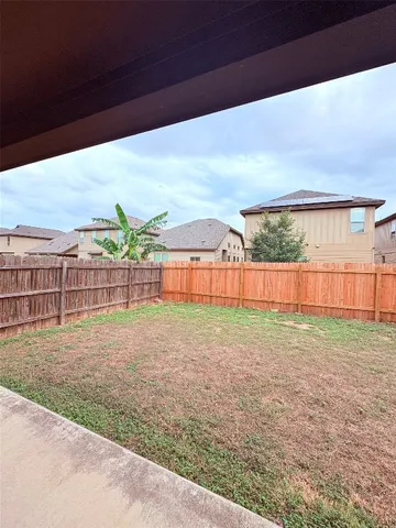 a view of outdoor space with a garden
