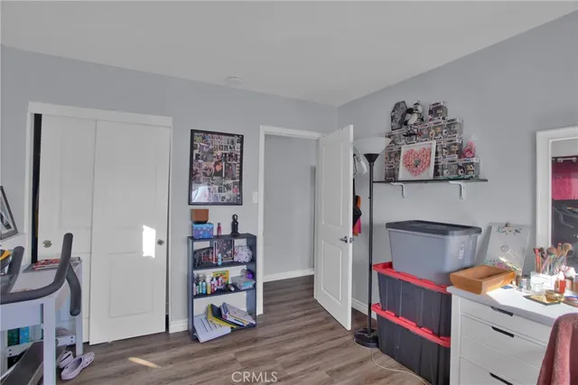 a room with furniture and a fireplace