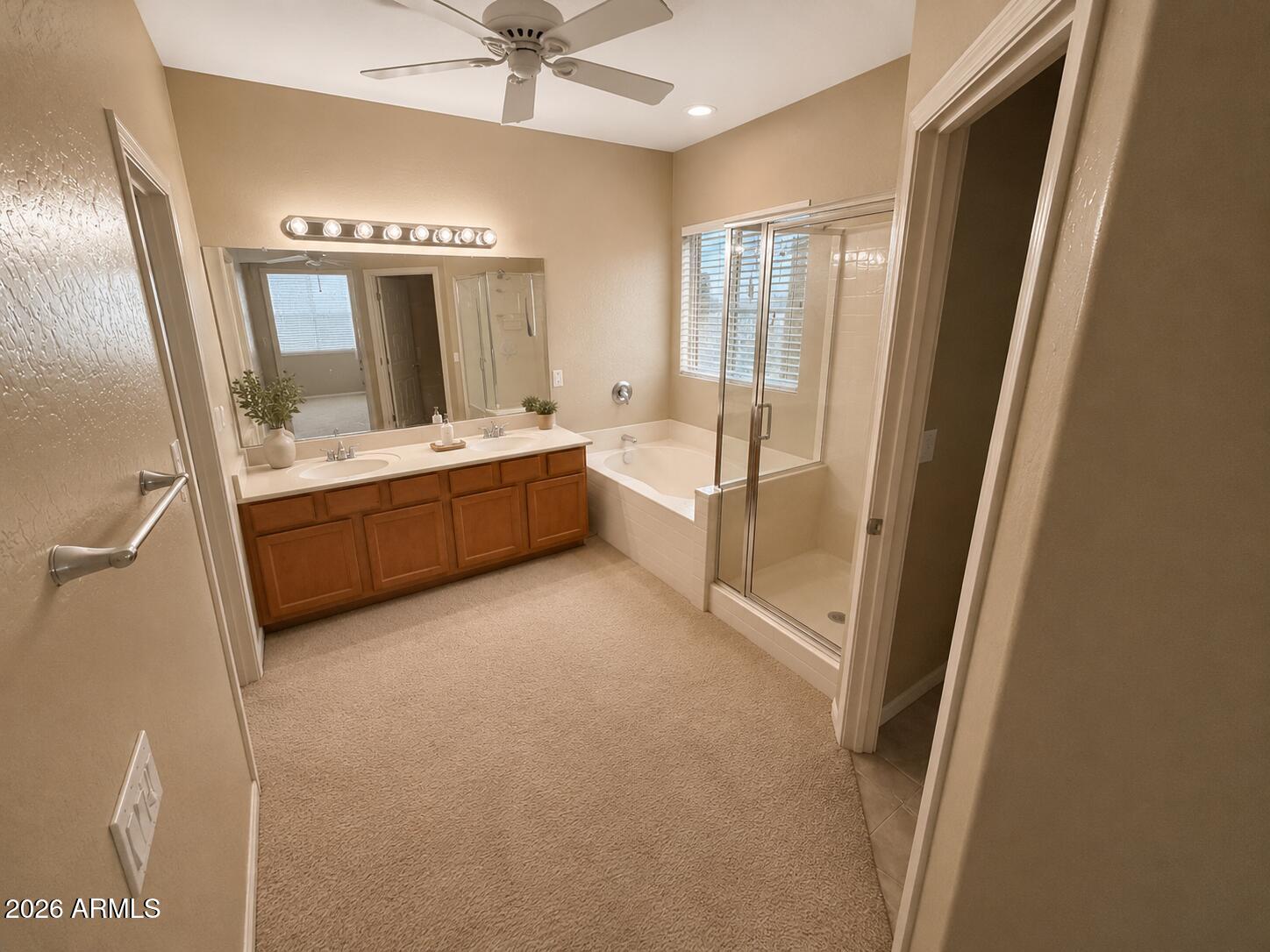 19466 East Reins Road Queen Creek, AZ 85142 - Photo 6 of 10 a bathroom with a tub sink and mirror