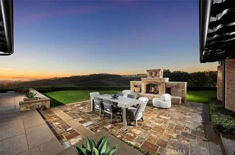 a view of balcony with furniture