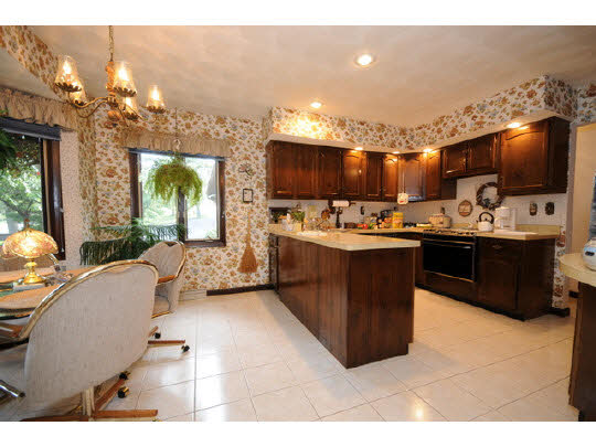 7 Lake Summerset Road Lake Summerset, IL 61019 - Photo 3 of 11 a kitchen with a sink a counter top space and living room view