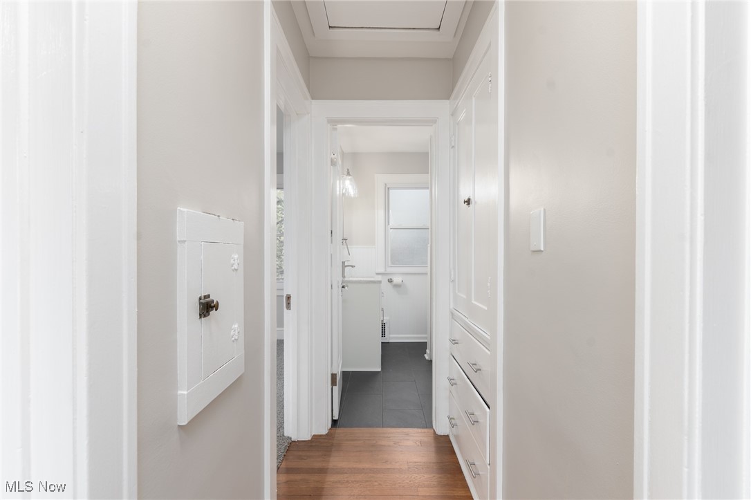 3459 Helen Road Shaker Heights, OH 44122 - Photo 15 of 29 Corridor with dark wood-style flooring