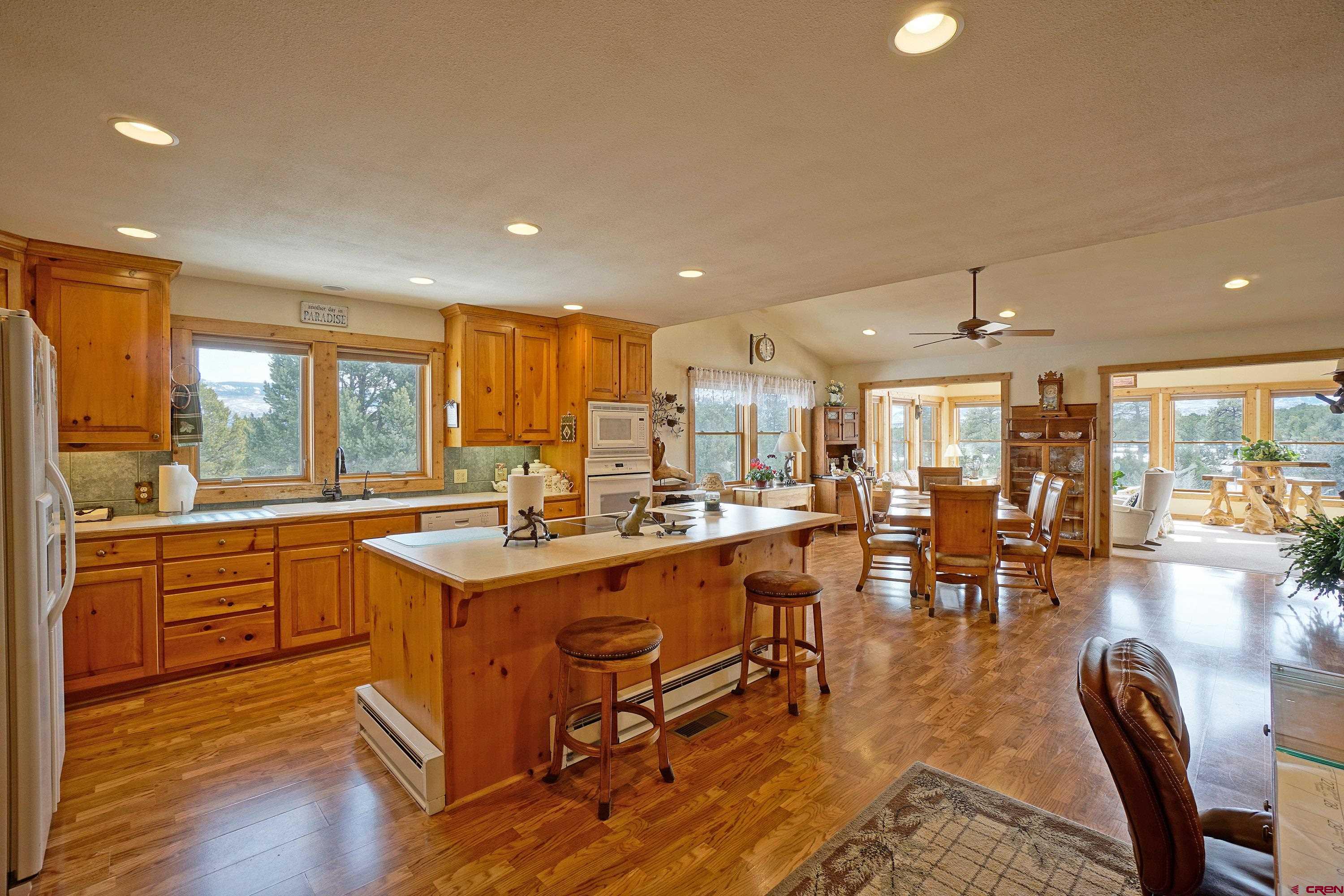 221 Waterview Lane Ridgway, CO 81432 - Photo 9 of 43 a kitchen with lots of counter top space and furniture