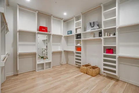 a room with storage and utility room