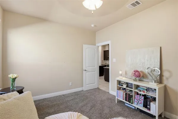 a room with furniture and a window