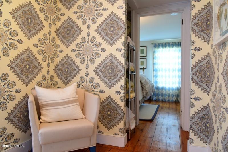2922 State Road Richmond, MA 01254 - Photo 26 of 36 a bathroom with a toilet and shower curtain