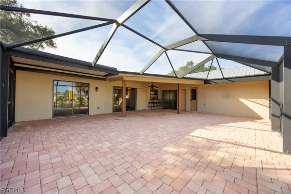 a view of a house with a outdoor space