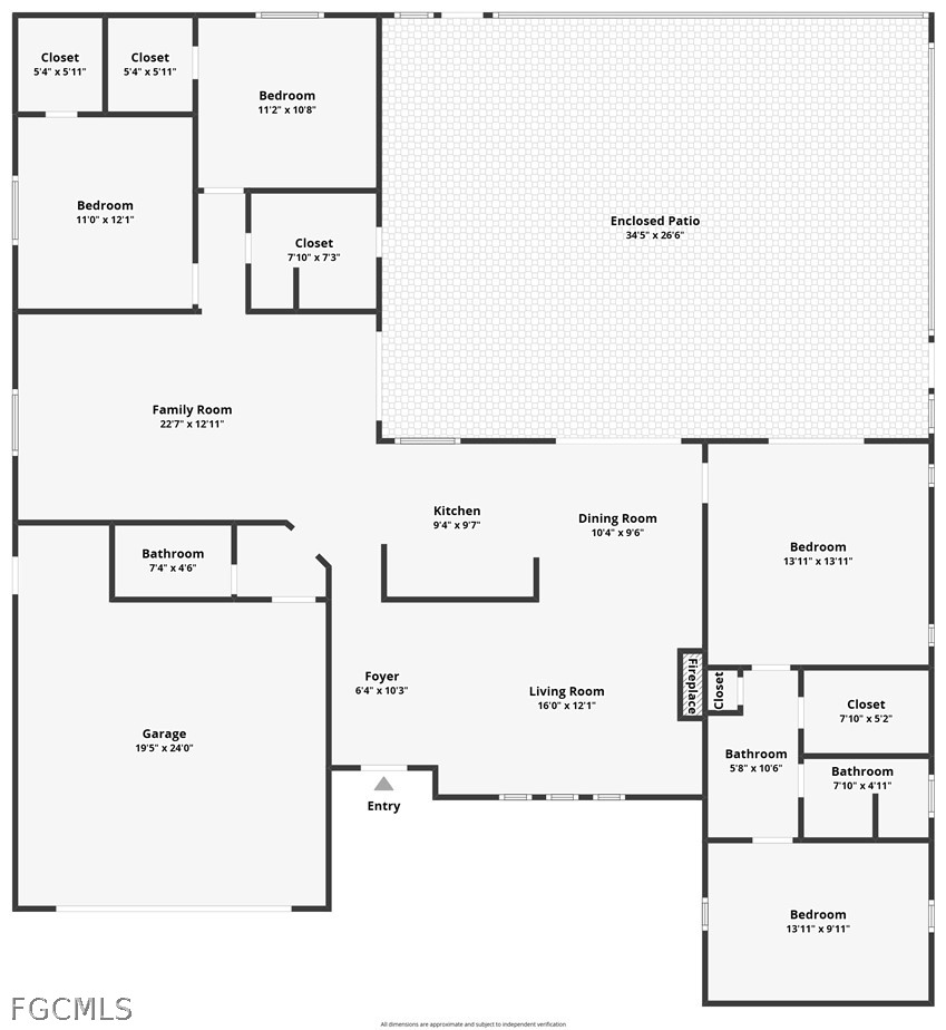 13520 Island Road Fort Myers, FL 33905 - Photo 34 of 36 a picture of a floor plan