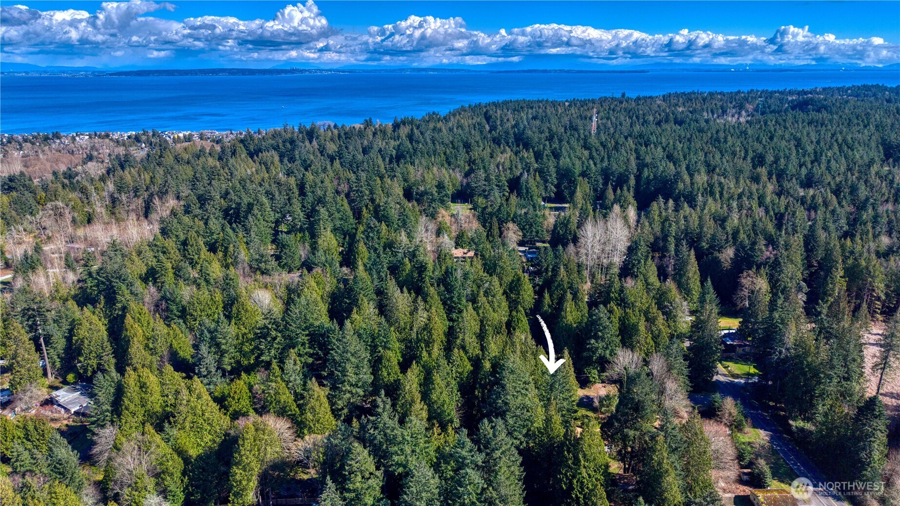 16 Burns Way Point Roberts, WA 98281 - Photo 7 of 8 a view of an ocean and a mountain