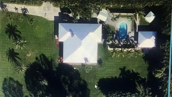 a view of a house with a big yard