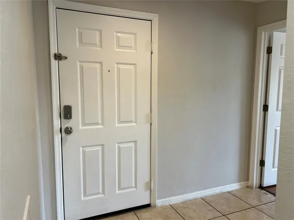 a view of front door