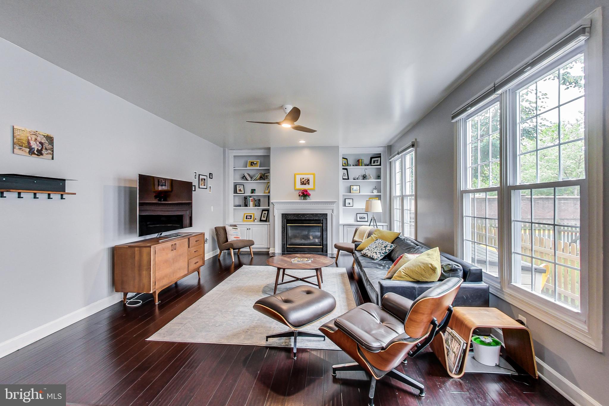 7724 Tea Table Drive Lorton, VA 22079 - Photo 4 of 47 Living room with fireplace