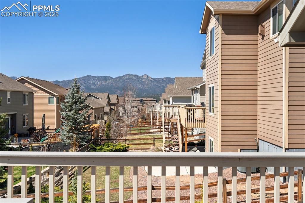 977 Salmon Pond Way Colorado Springs, CO 80921 - Photo 42 of 49 a view of a balcony with city view