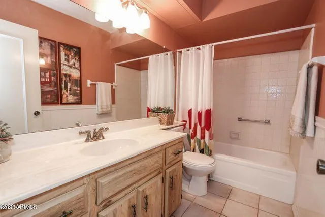 an aerial view of a highlighted house