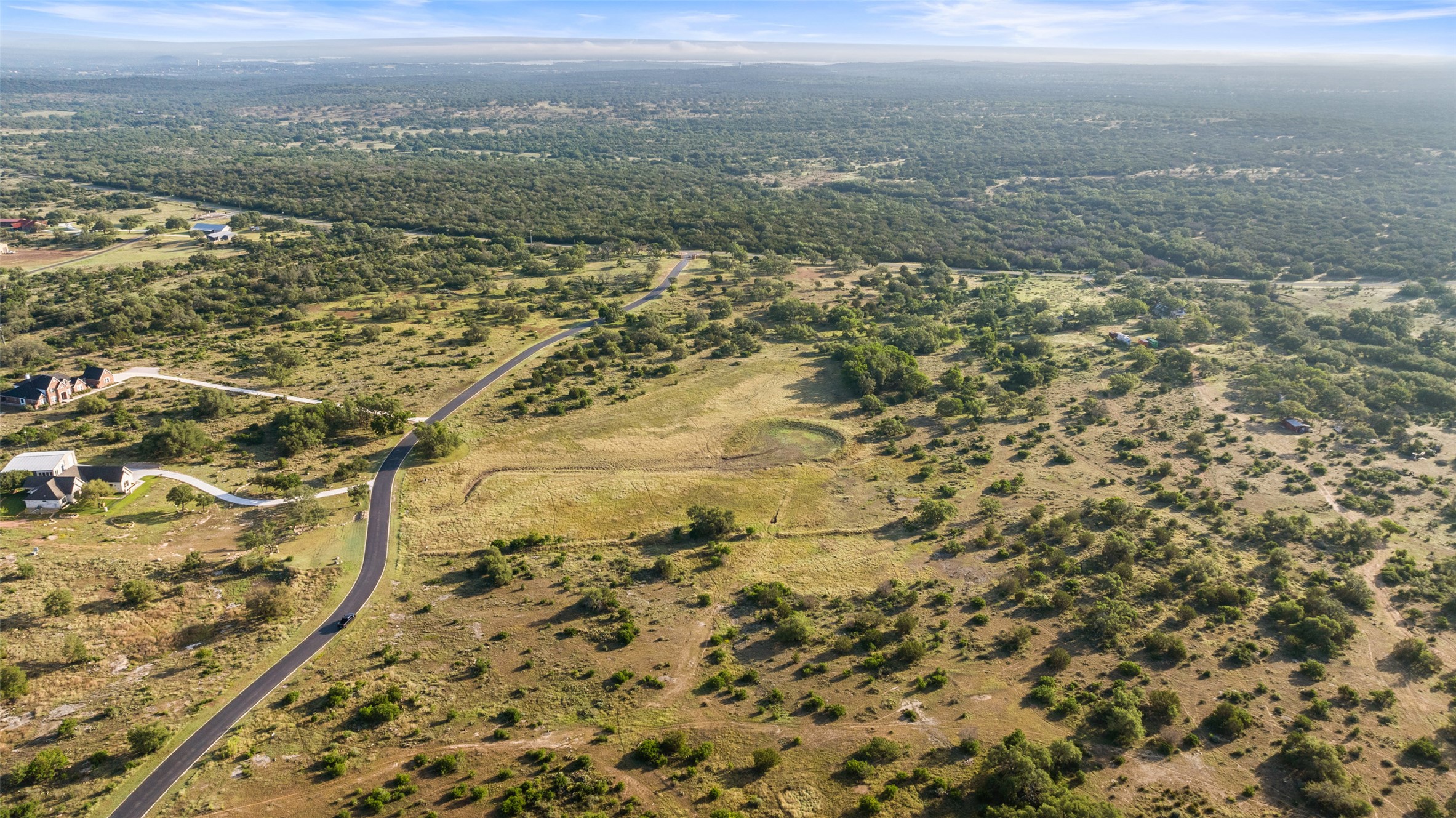 Lot 4 Vista Rdg Drive Round Mountain, TX 78663 - Photo 17 of 21 Aerial overview of property's location featuring rural landscape