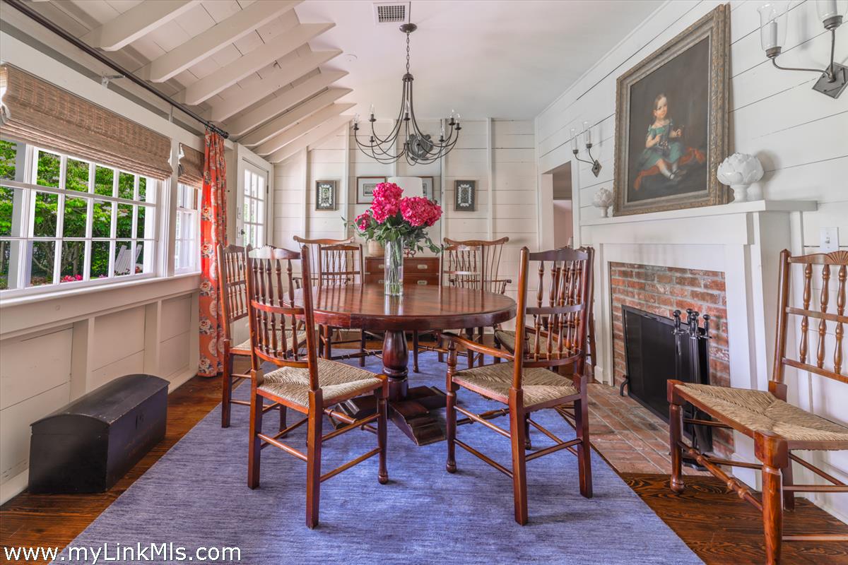 14 & 16 Coffin Street Nantucket, MA 02554 - Photo 6 of 50 a view of a dining room with furniture window and wooden floor