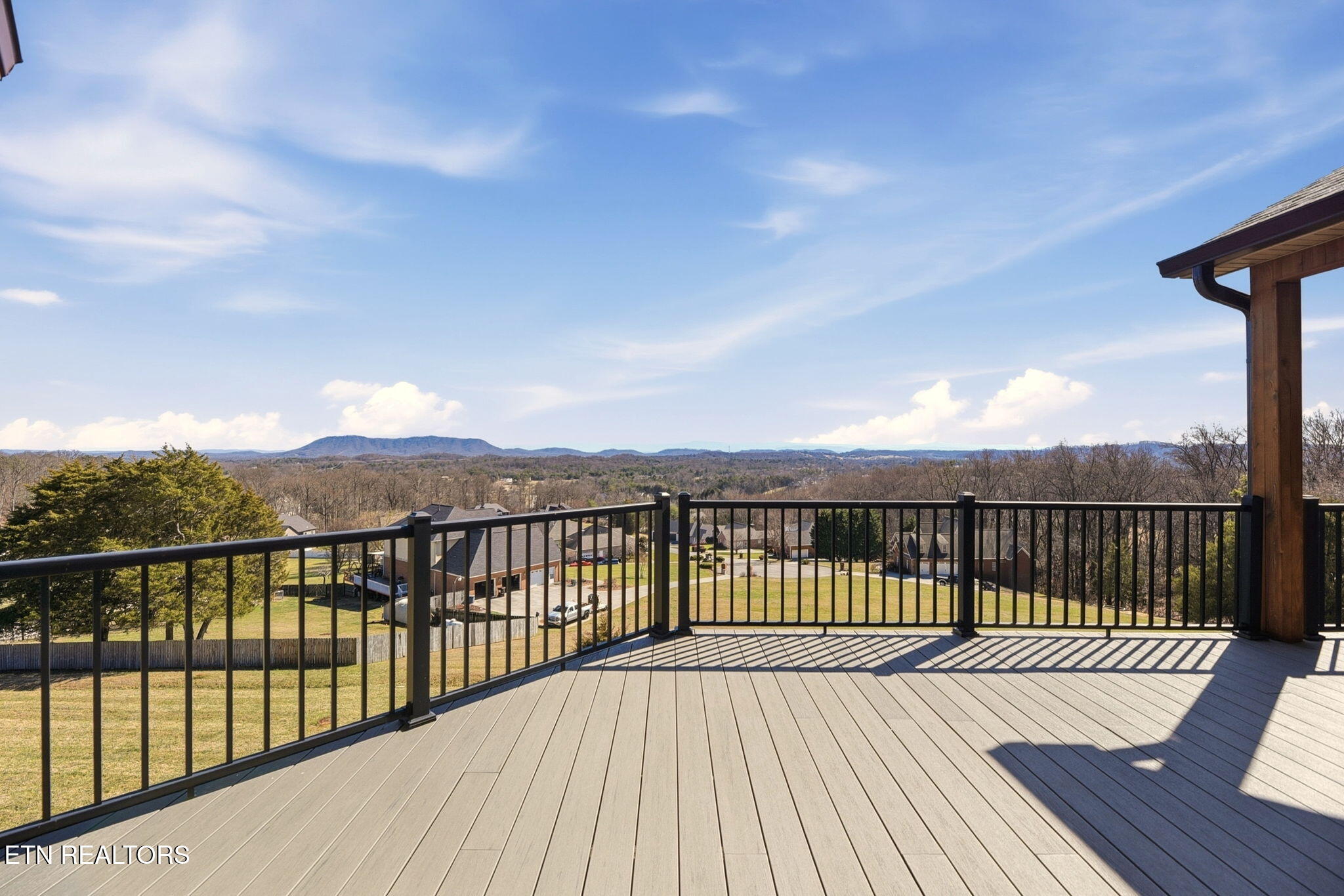 7418 Youmans Lane Corryton, TN 37721 - Photo 38 of 50 Open area of deck with mountain views