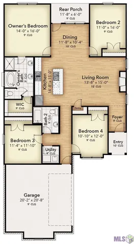 $345,990 | 14538 Caroline Way, St. George, LA 70810