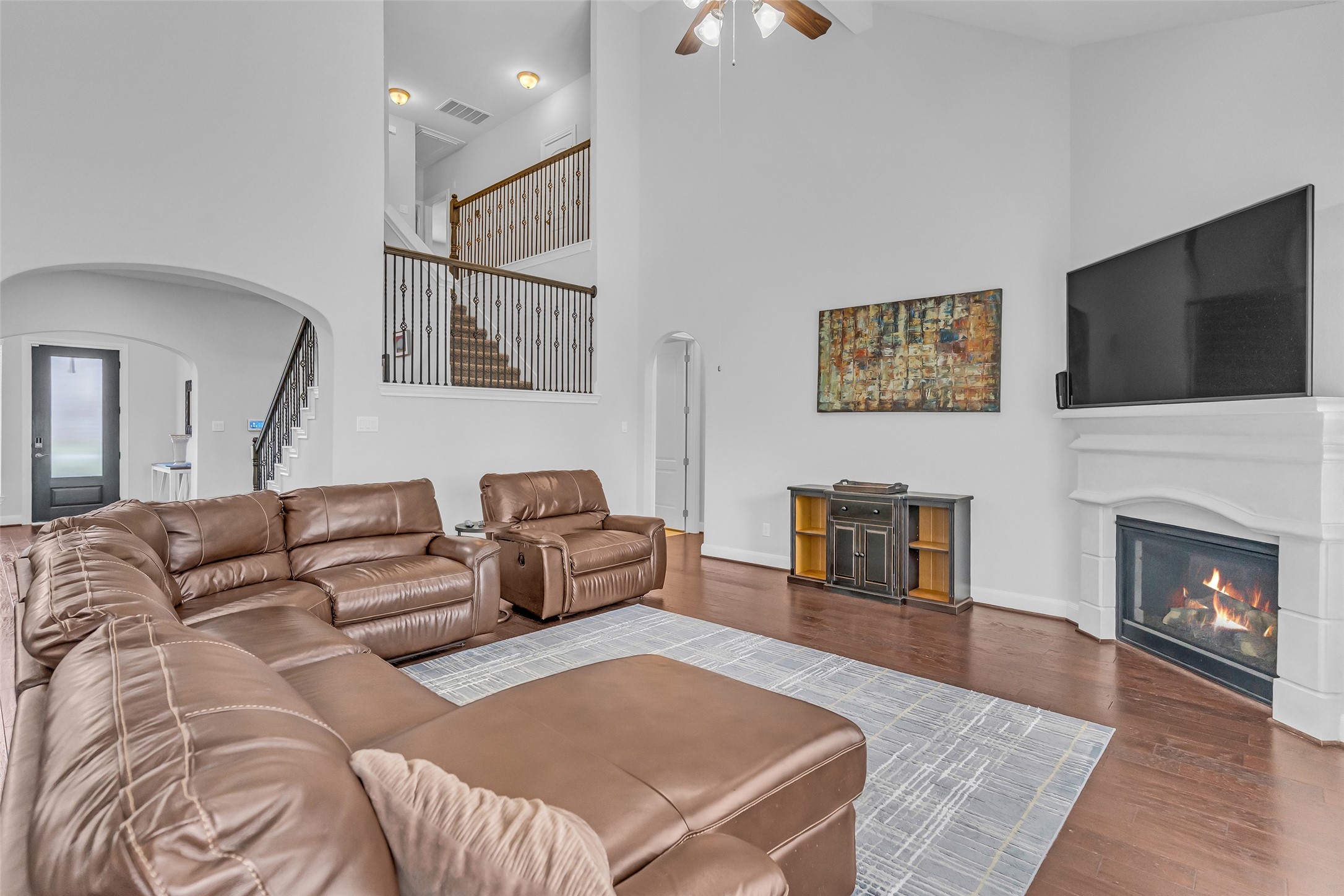 232 Magnolia Reserve Loop Magnolia, TX 77354 - Photo 4 of 45 Family Room w/ fireplace