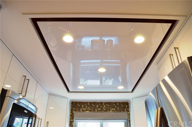613 Rhine Lane Costa Mesa, CA 92626 - Photo 11 of 48 Custom kitchen ceiling with commercial grade air conditioning system.