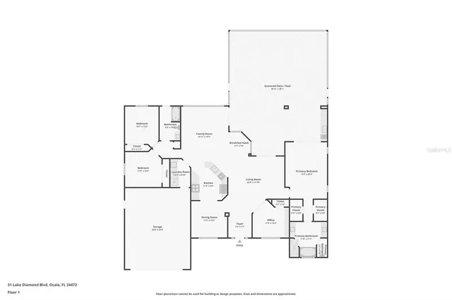 $434,900 | 31 Lake Diamond Boulevard, Ocala, FL 34472
