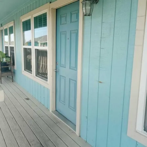 a view of front door